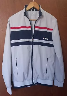 Buy Fila Full Zip Jacket Blue/White/Red  - Large • 14.99£