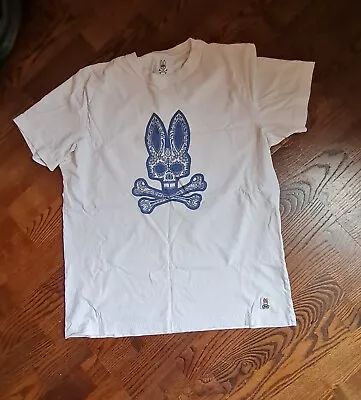 Buy Psycho Bunny White T-shirt 22 Inches Pit Tp Pit • 9.99£