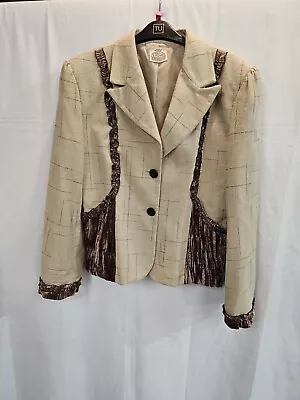 Buy Worn Size Large Brown Coronets And Queens Jacket JTT43 • 20£