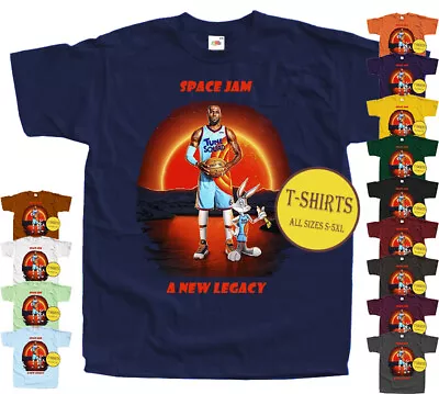 Buy SPACE JAM A NEW LEGACY Men T-shirt LEBRON JAMES V8 DTG Sizes S-5XL  • 24£