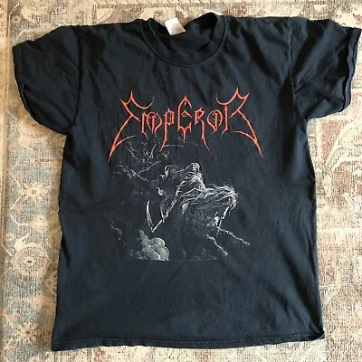 Buy Emperor Black Metal L Large T-Shirt Hordanes Land Rider Front & Back Mayhem • 17.99£