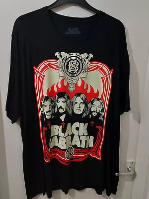 Buy BLACK SABBATH 4XL - Black Sabbath - Classic Logo - Black - Unisex - T-Shirt • 10£