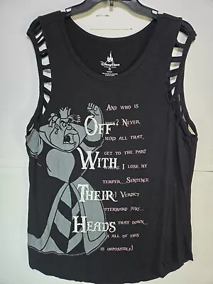 Buy Disney Parks Authentic Boutique Tank Top XL Queen Of Hearts Off With Their Heads • 17.87£