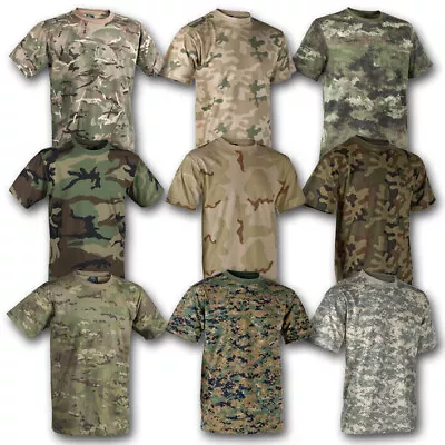 Buy HELIKON CLASSIC T-SHIRT Mens Army Military Crew Neck Short Sleeve Cotton • 11.85£