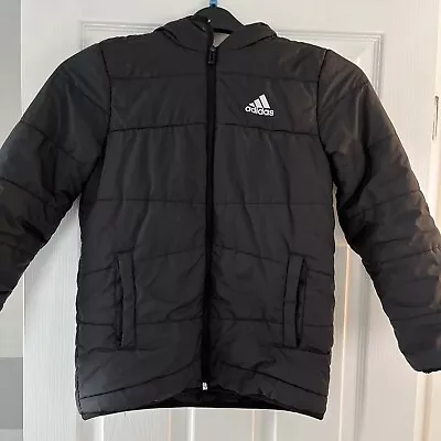 Buy Adidas Padded Winter Jacket Kids - Warm Puffer Coat Youth - Black -9-10 Years • 20£
