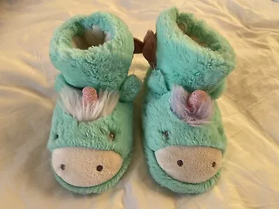 Buy Unicorn Furry Slippers Children’s Size 8 John Lewis • 0.99£