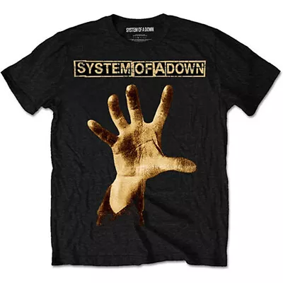 Buy System Of A Down Hand T-Shirt  OFFICIAL • 15.19£