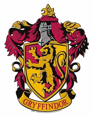 Buy A4 GRYFFINDOR HOUSE CREST (HARRY POTTER)-Iron On T Shirt Transfer-FREE POSTAGE • 8.50£