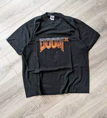 Buy Vintage Doom 3 Tshirt ID Software 2004 • 50£