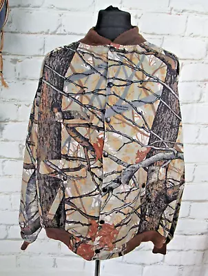Buy Whitewater Outdoors Skyline Camo Apparition Camouflage Denim Bomber Jacket 2XL T • 27.50£