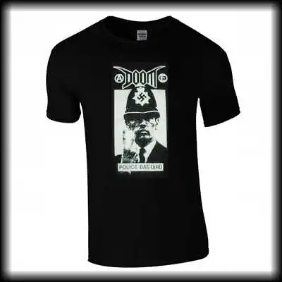 Buy DOOM Police Bastard  T/shirt Mens All Size S-5XL Crust Punk Grind Metal • 14.99£