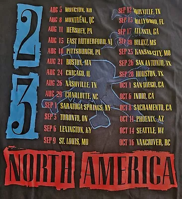 Buy Official Merch Guns N Roses 3XL T-shirt North American Tour 2023 East Rutherford • 96.41£