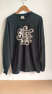 Buy Vintage Rockstar Games Black Long Sleeve Shirt Adult Large Mens - Video Games • 45£