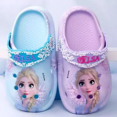 Buy Disney Princess Frozen Elsa Summer House Shoes  Children Waterproof Shoes • 20.90£