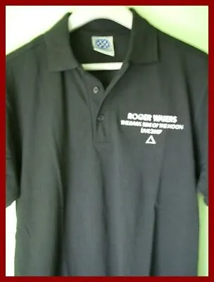 Buy Roger Waters (pink Floyd) - Tour Embroidered Polo Shirt (s) - New • 21.02£
