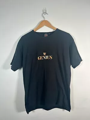 Buy Mens Guiness Genius Black Print Short Sleeve Tshirt Size Small  • 12.99£