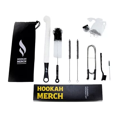 Buy 8 Pieces Shisha Cleaner Brush Hookah Pipe Cleaners Accessories Cleaning Brushes • 21.73£