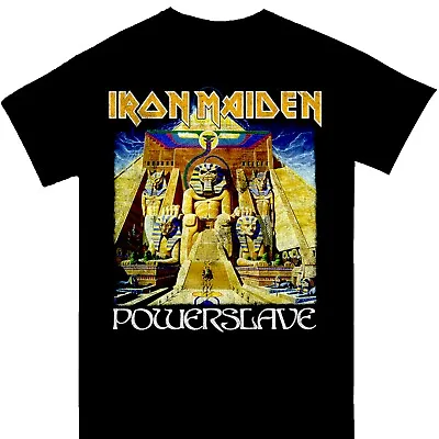Buy Iron Maiden - Powerslave World Slavery Tour 1984 - 85 Official Licensed T-Shirt • 19.99£