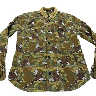 Buy All Saints Camo Tribal Water Fowl Duck Hunting Jacket Shirt Medium  • 79.99£