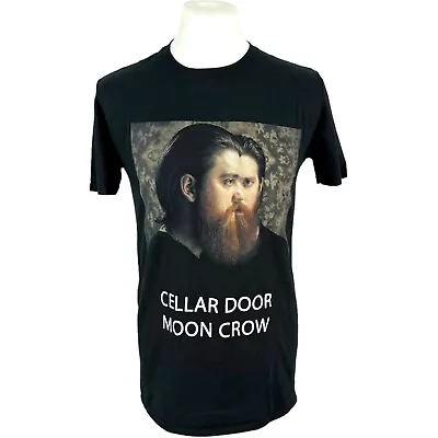 Buy Celler Door Moon Crow T Shirt Medium Black Graphic Band Tee Pop Gildan • 22.50£