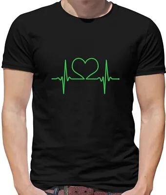 Buy Heartbeat Heart Mens T-Shirt - Love - Heart Beat - Marriage - Wedding - Couple • 13.95£