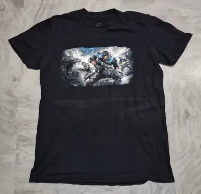 Buy Gears Of War 4 T-Shirt Black Size M Front And Back Print Promo  2016 X Box • 9.99£