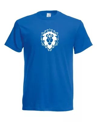 Buy Warcraft Alliance Emblem Logo T-Shirt WoW Vinyl • 9.20£
