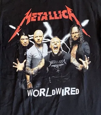 Buy Metallica T Shirt Metal T Shirt Rock T Shirt Womens Large V-Neck Concert T Shirt • 10.17£