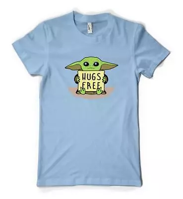 Buy The Child Grugo Free Hugs Mando Personalised Unisex Adult T Shirt • 13.99£