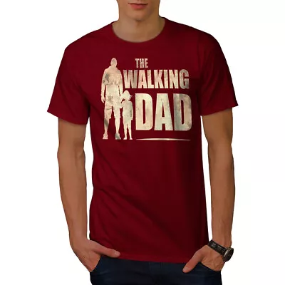 Buy Wellcoda Walking Dad Family Mens T-shirt, Zombies Graphic Design Printed Tee • 15.99£