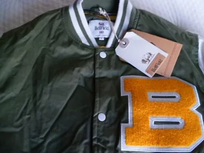Buy Bellfield Varsity Green Mens Jacket Size L Retro Letterman  B  • 19£