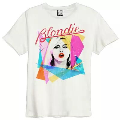 Buy Amplified Blondie Ahoy 80s Vintage Cotton Vintage White Music Tee Top • 22.95£