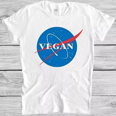 Buy Vegan NASA T Shirt Vegetarian Vintage Funny Cool Gift Tee M161 • 6.35£