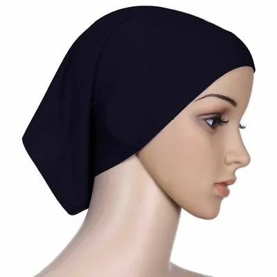 Buy PREMIUM QUALITY Under Scarf Cap Hijab Scarf TUBE BONNET BONE Chemo Hair Wrap  • 1.99£