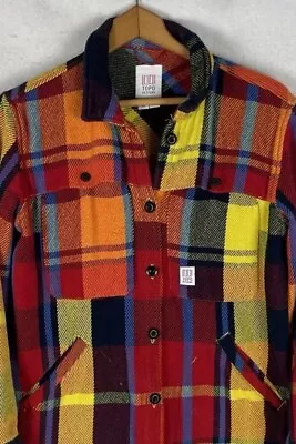 Buy Topo Designs Women's Mountain Medium Shirt Jacket Multicolor Plaid M • 56.79£