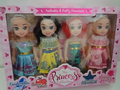 Buy B&M PRINCESS DOLLS X 4 Cinderella Snow White The Little Mermaid Sleeping Beauty • 6£