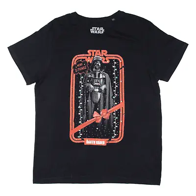 Buy STAR WARS Darth Vader Christmas Mens T-Shirt Black L • 7.99£
