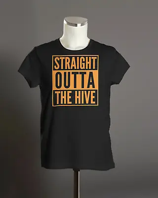 Buy Barnet Straight Outta THE HIVE T-Shirt | Organic Unisex • 19.95£