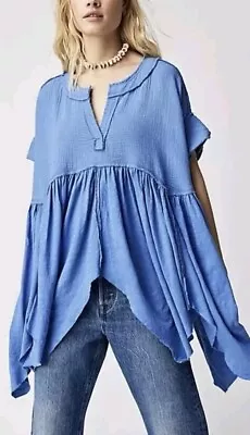 Buy Free People Sugar Rush Baby Doll Top Large New  • 28£