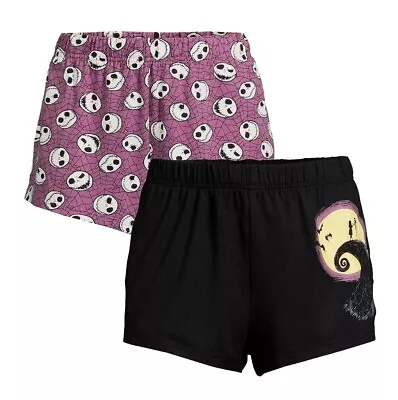 Buy Nightmare Before Christmas Womens Pajamas Shorts Set 2 Pk Sleep XS M L Halloween • 21.73£