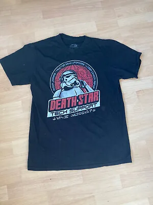 Buy Star Wars Licensed Graphic Tee T-shirt Death Star Tech Support Stormtrooper • 12.99£