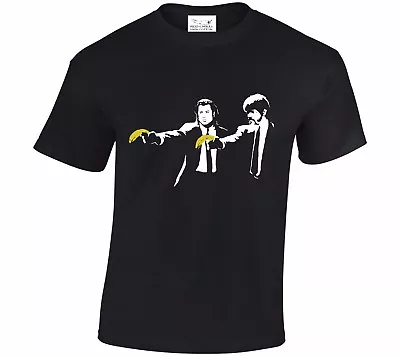 Buy Pulp Fiction Inspired T Shirt Banksy Parody Tee • 7.99£