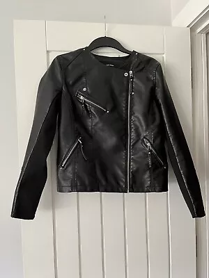 Buy Ladies Faux Leather Biker Jacket Bought From DV8 • 10£