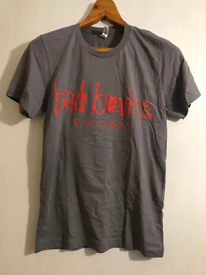 Buy Bad Brains Records Official T-shirt, New, Unused, Grey, Small • 24.99£