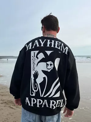 Buy Mayhem Apparel Joker Sweater Hoodie   Motorcycles Tattoo Harley Davidson Biker • 40£