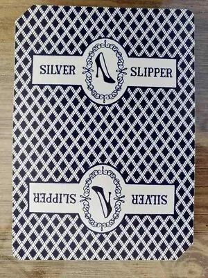 Buy Vintage Las Vegas - Single Joker Playing Card - Silver Slipper • 4.24£