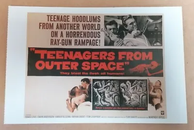 Buy POSTCARD - Oversized 9 X5  Cult Trash B-Movie Card Teenagers From Outer Space • 2£