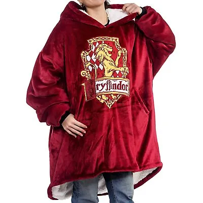 Buy Harry Potter: Gryffindor Oversized Blanket Hoodie – Comfortable, Soft & Warm • 62.04£