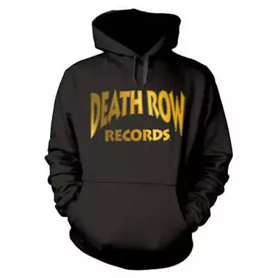 Buy Official Death Row Records - Death Row Gold Bling Logo - Hoodie New Bag & Tagged • 29.99£