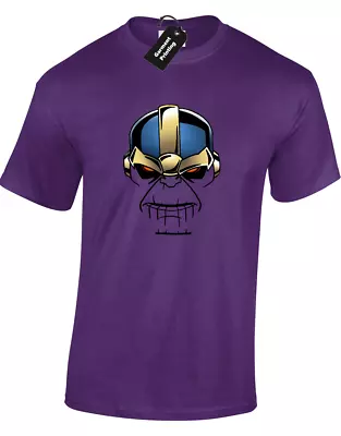 Buy Face Of Evil Mens T-shirt Avengers Fan Gift Present Thanos Hulk Top (col) • 7.99£